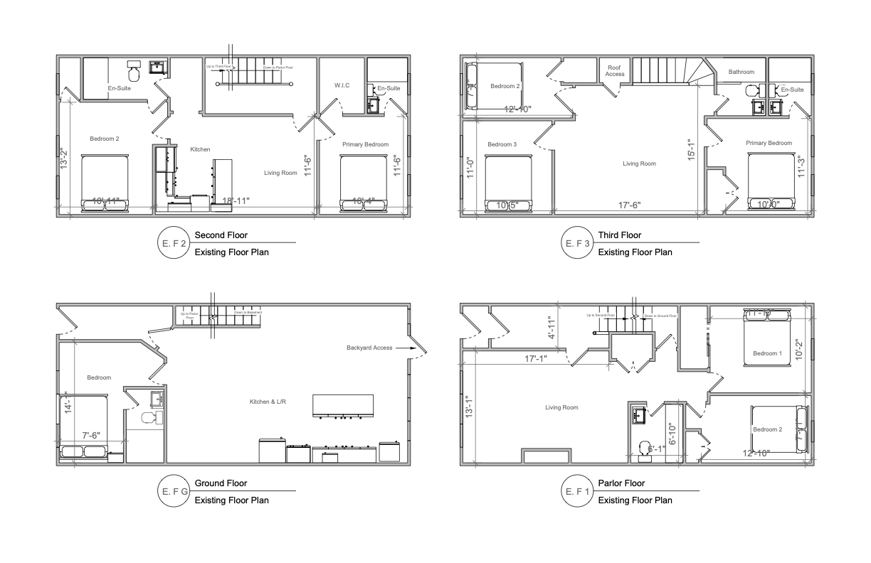 1407 Pacific existing floor plan preview