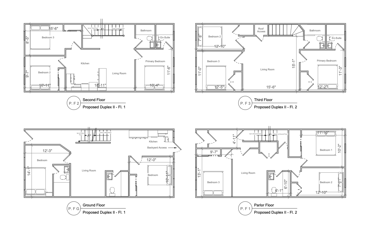 1407 Pacific proposed floor plan preview